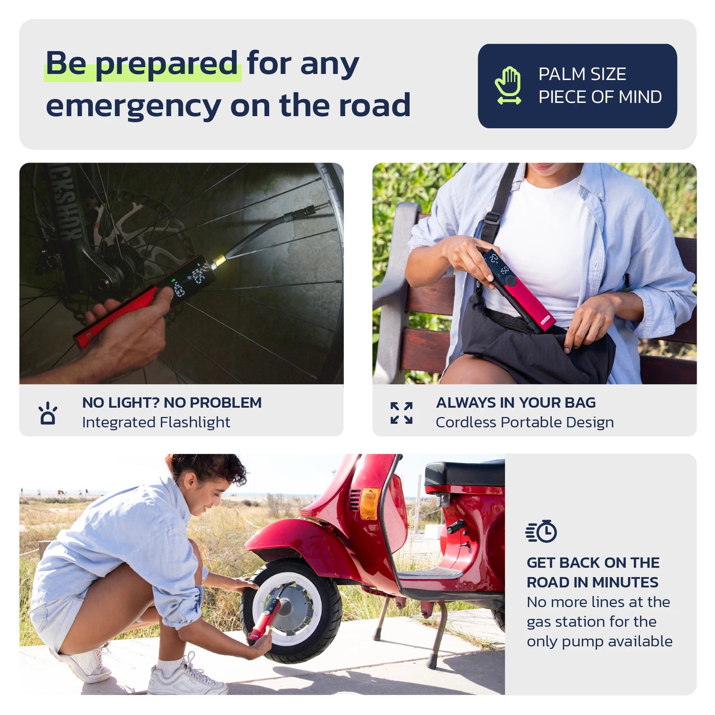 Woowind BP188 Bike Pump The Pro Electric Bicycle Pump