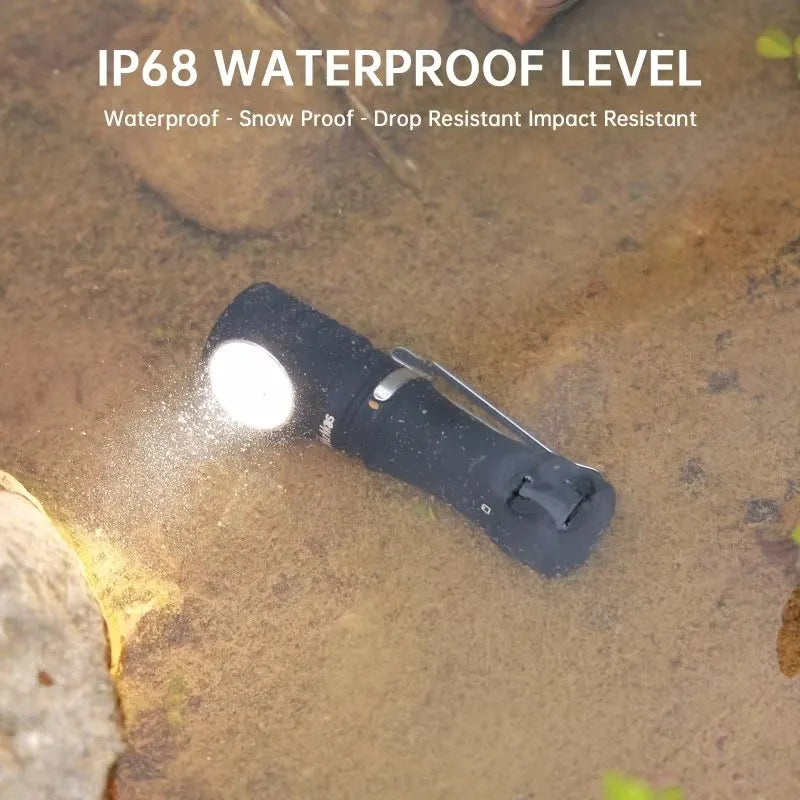 Wurkkos HD10 Headlamp Rechargeable 14500 Mini EDC Torch