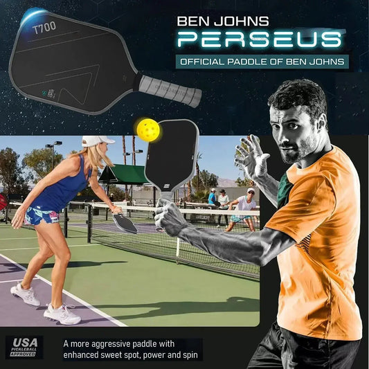 T700 Thermoformed Unibody Raw Carbon Fiber Pickleball Paddle