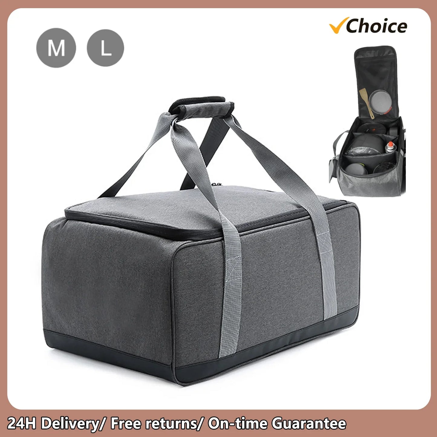 Camping Cookware Bag Cooking Utensils Bag Outdoor Stove