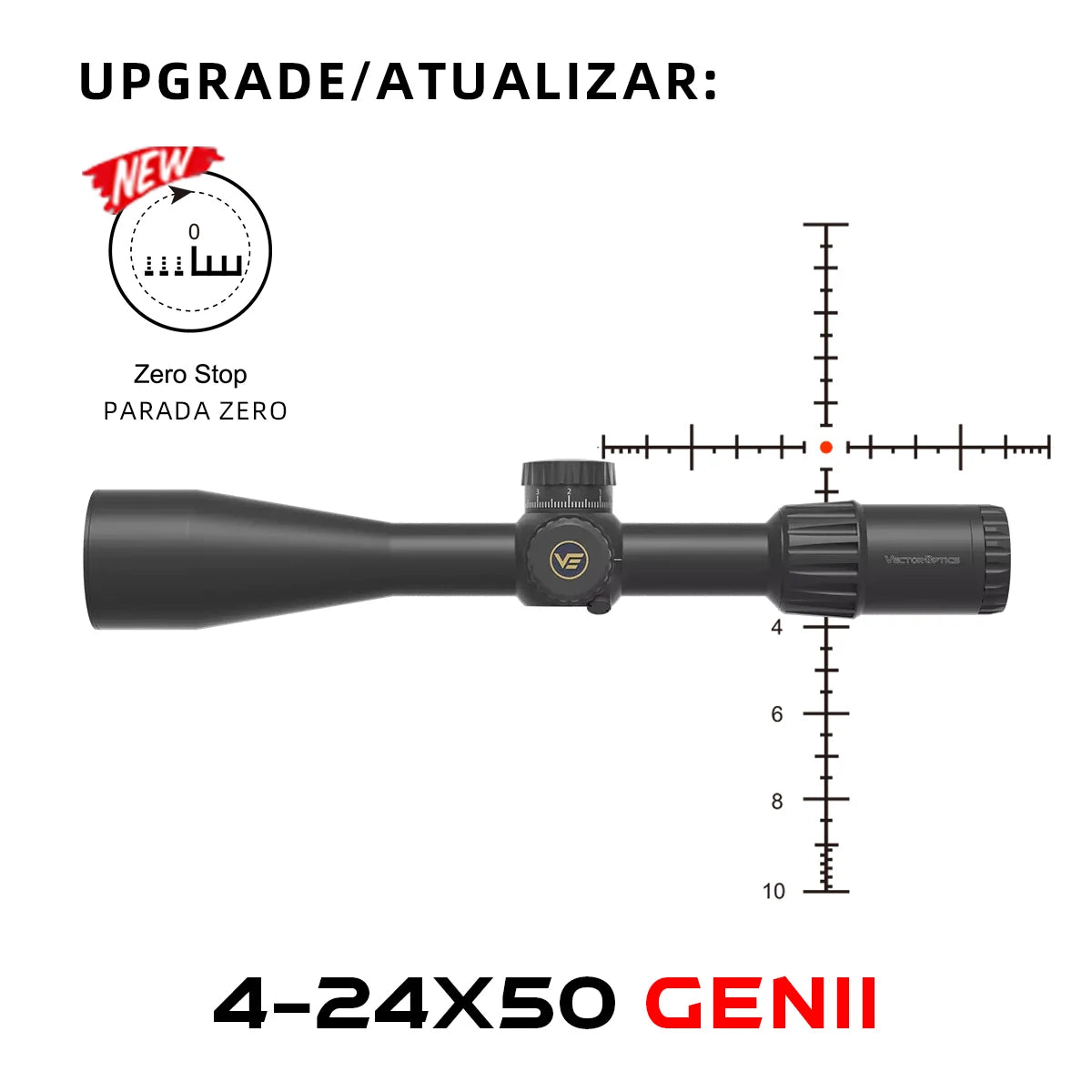 Vector Optics Tauron FFP Riflescope for Hunting and Competition
