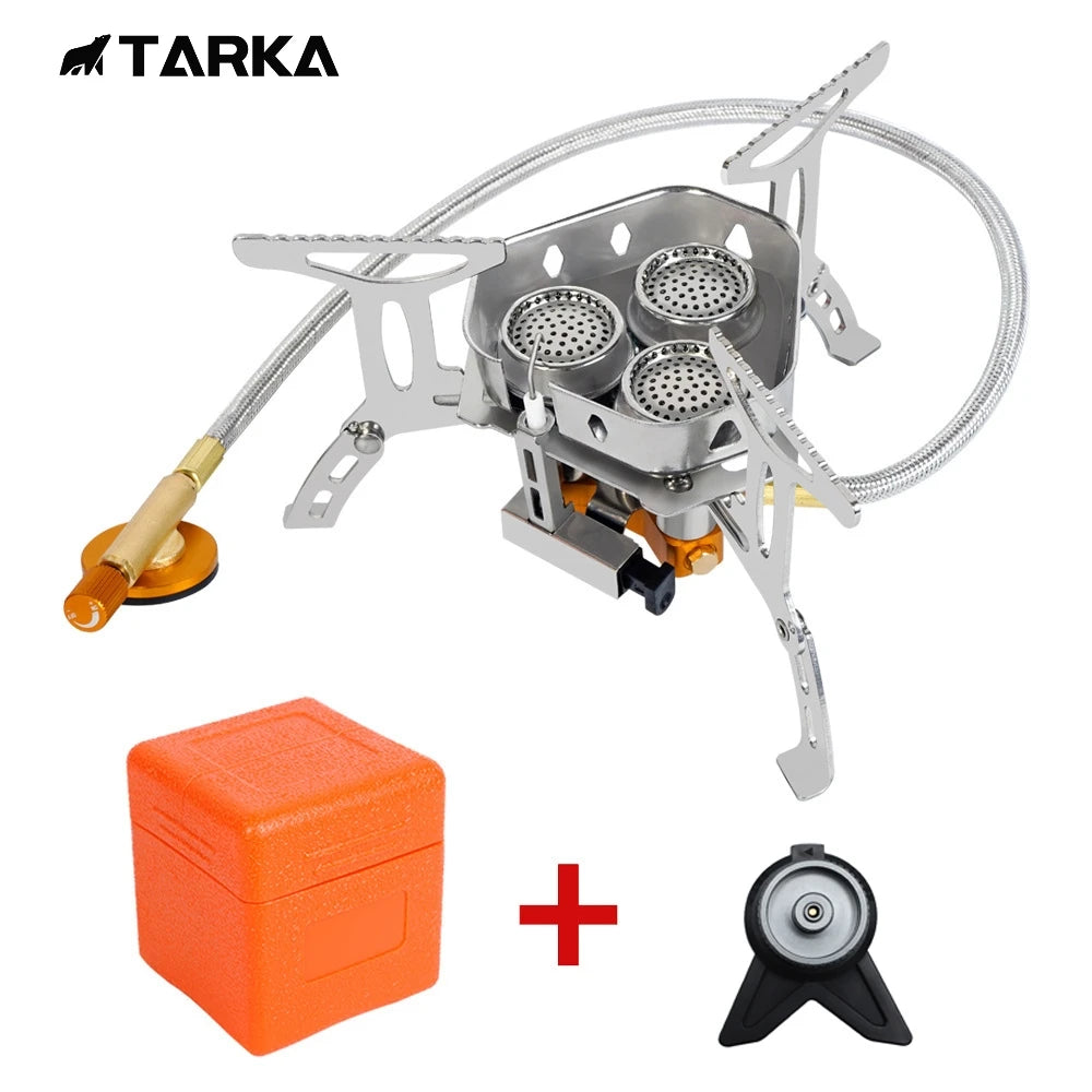 TARKA 3 Heads Gas Stove 5800W Camping Burners Outdoor BBQ
