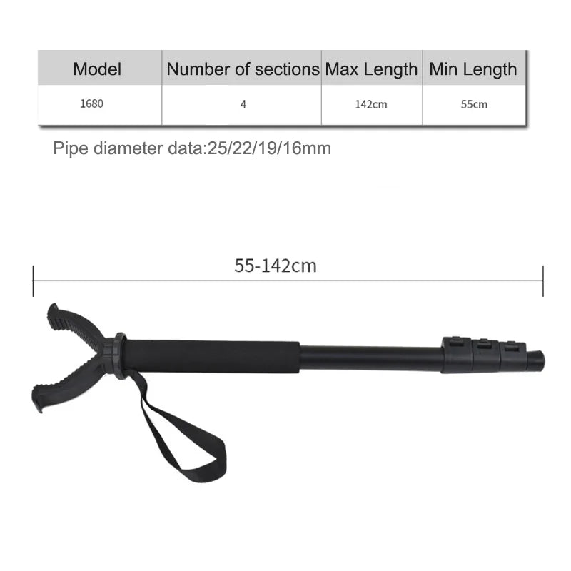 Aluminum Hunting Shooting Accessory V Shaped Rotating Yoke Monopod
