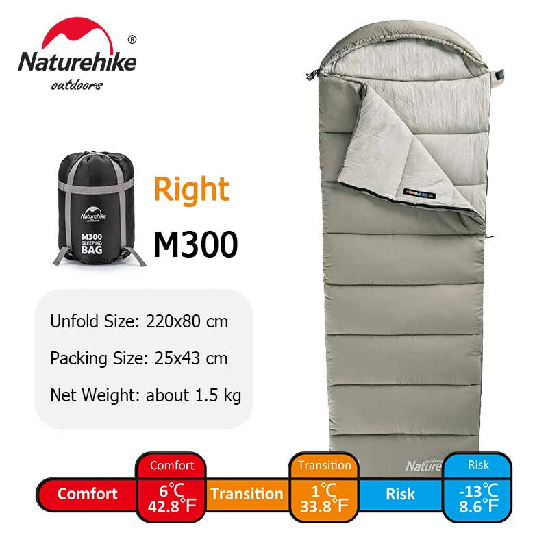 Naturehike Sleeping Bag M180 Lightweight M300 Double M400 Winter
