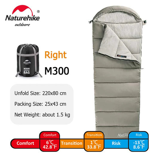 Naturehike Sleeping Bag M180 Lightweight M300 Double M400 Winter