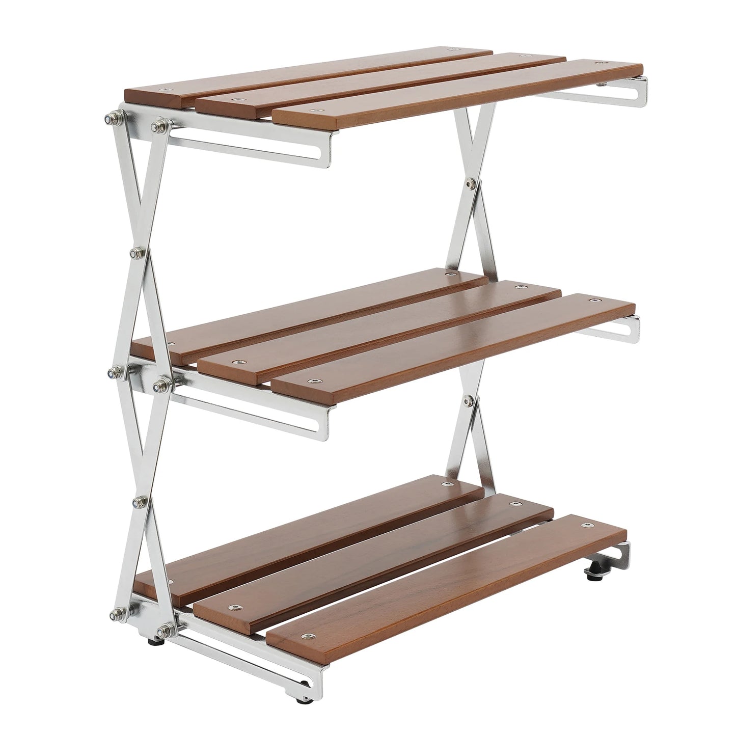 Outdoor Folding Storage Rack Bowl Tableware Storage for Camping