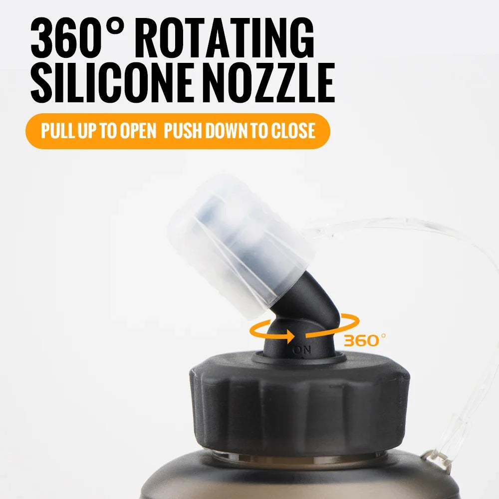 350ml 500ml Water Bottle BPA-Free Foldable Soft Flask