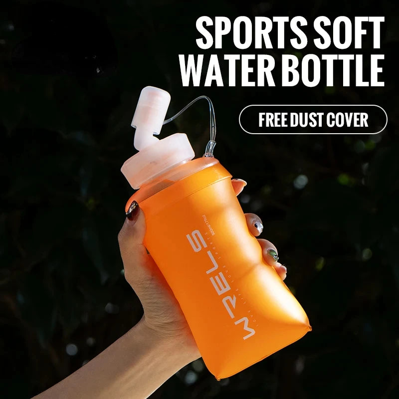 350ml 500ml Water Bottle BPA-Free Foldable Soft Flask