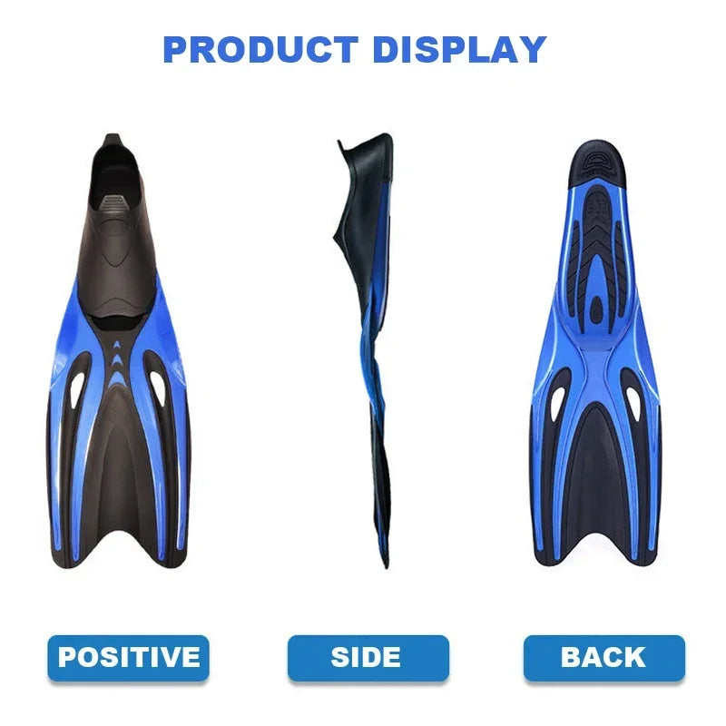 Professional Adult Flexible Comfort TPR Non-Slip Swim Fins