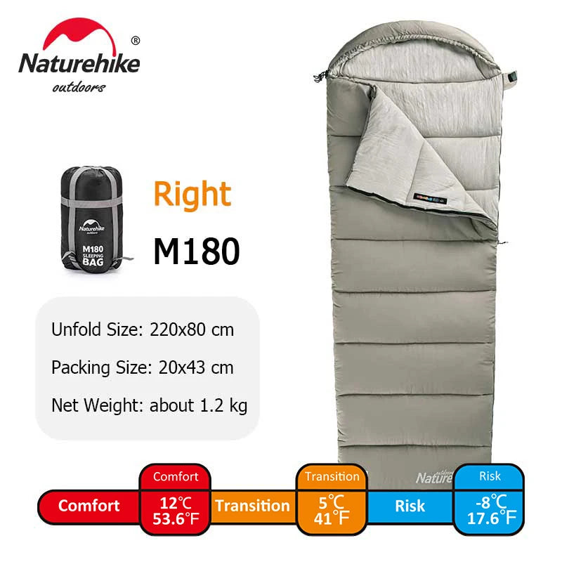 Naturehike Sleeping Bag M180 Lightweight M300 Double M400 Winter