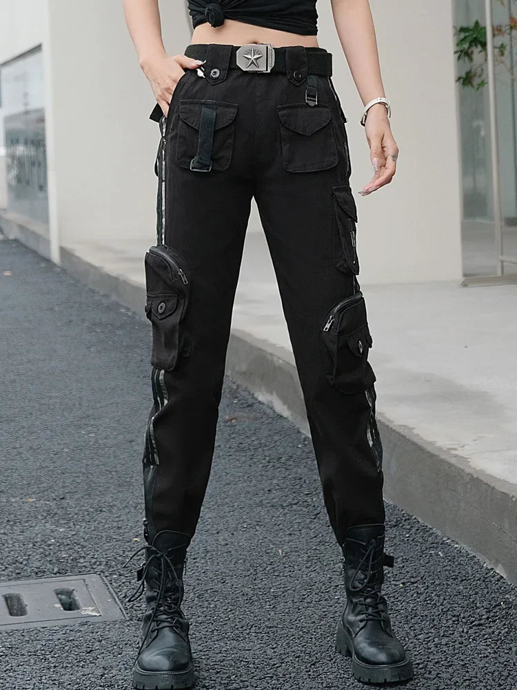 Outdoor Multi Pocket Long Pants Wear Resistant Cotton Trousers