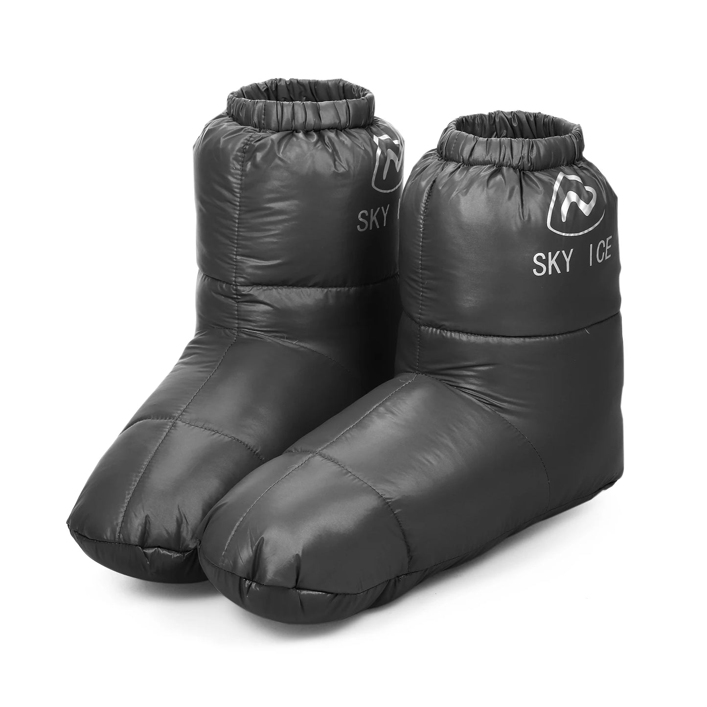 Winter Warm Duck Down Slippers Boots for Men Women