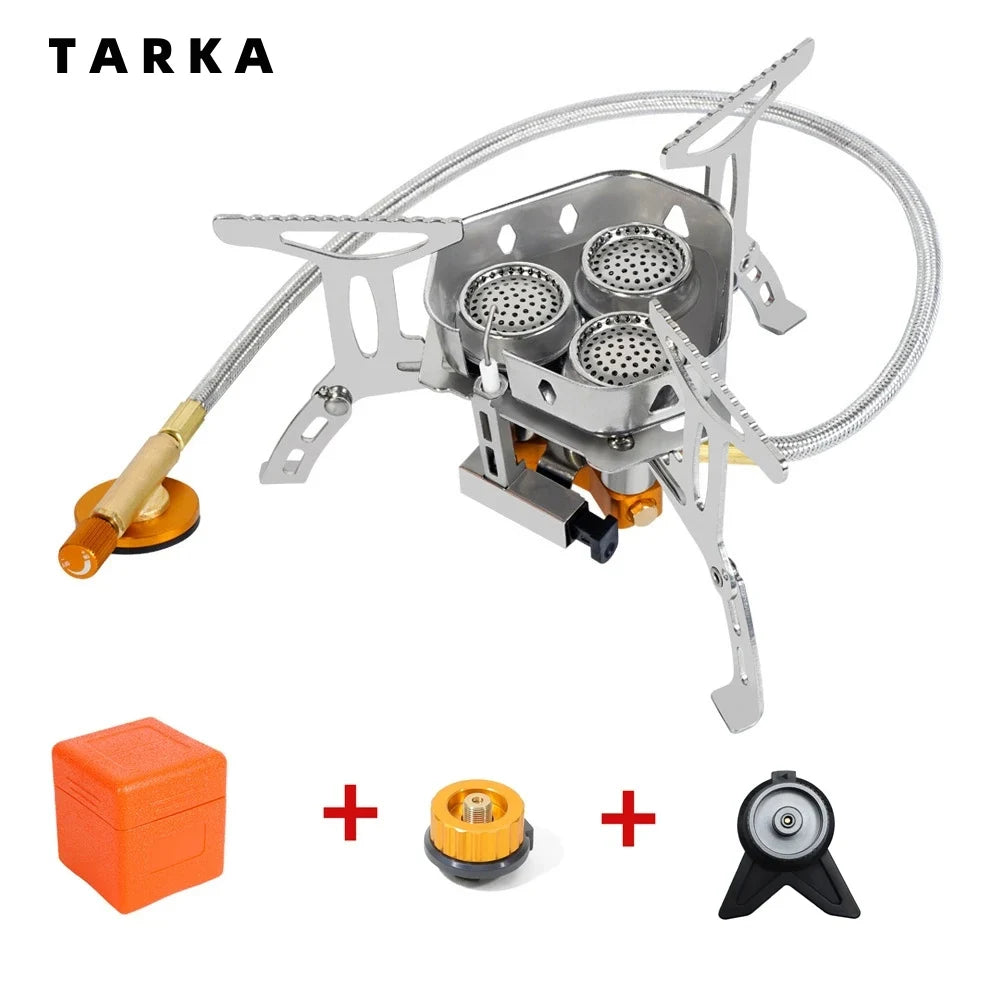 TARKA 3 Heads Gas Stove 5800W Camping Burners Outdoor BBQ