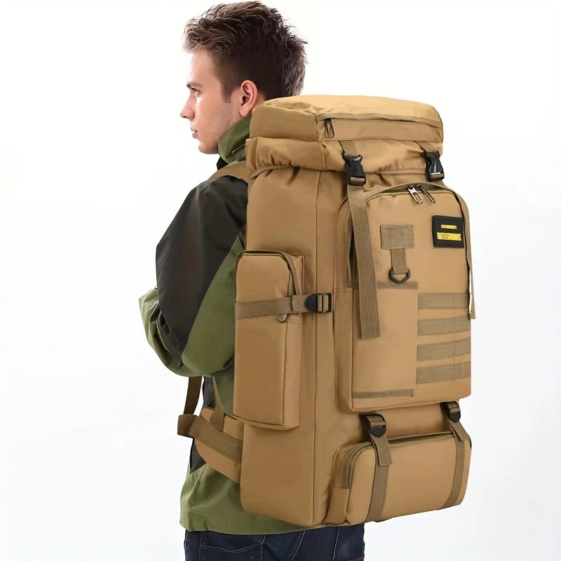 70L Camping Bag Backpack Mountaineering For Men Travel