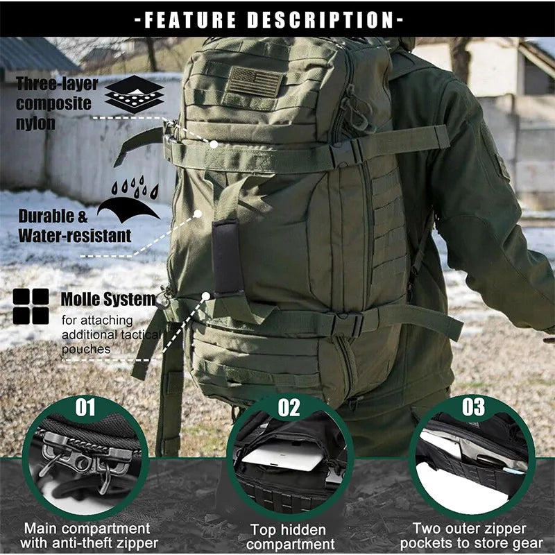Outdoor Travel Bag Multifunctional Camouflage Sports Handbag
