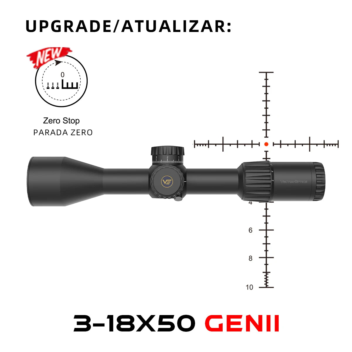 Vector Optics Tauron FFP Riflescope for Hunting and Competition