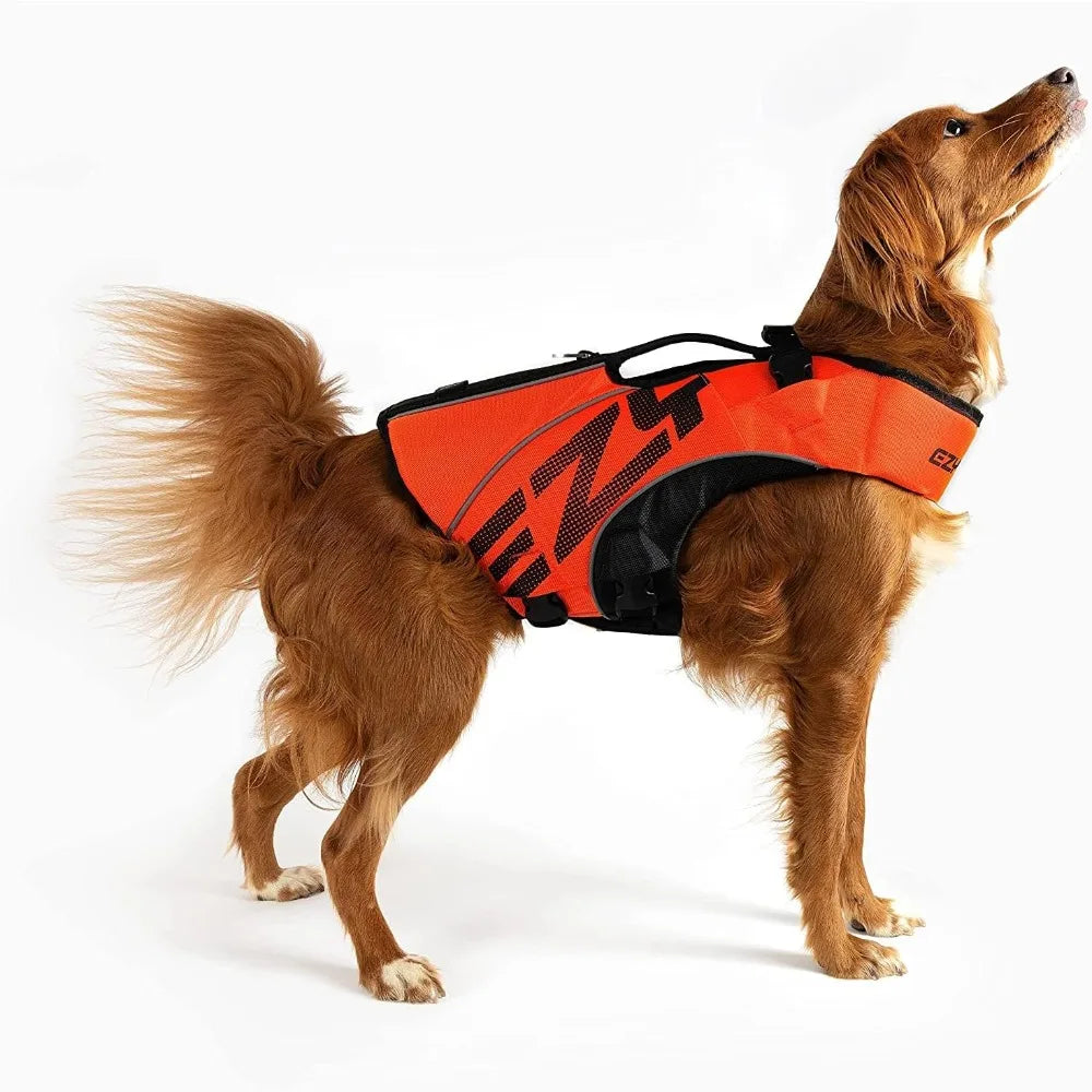Life Jacket for Dog with Superior Buoyancy and Rescue Handle