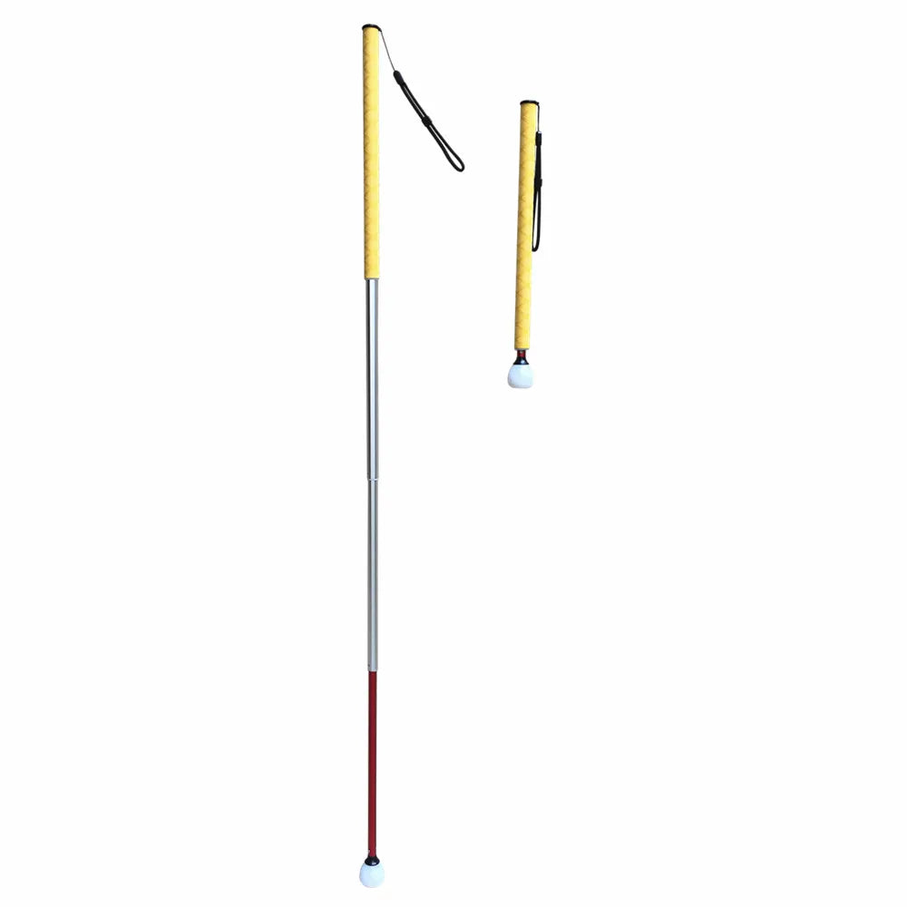 7 Sections Telescopic Aluminum Guide Cane 150cm for Blind