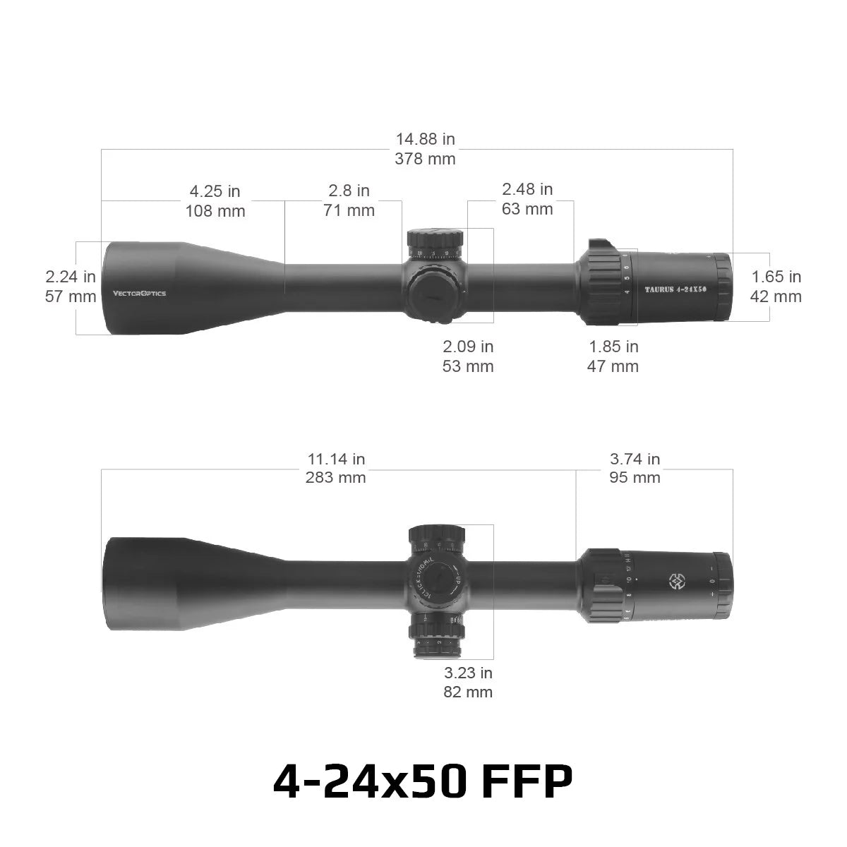 Vector Optics Tauron FFP Riflescope for Hunting and Competition