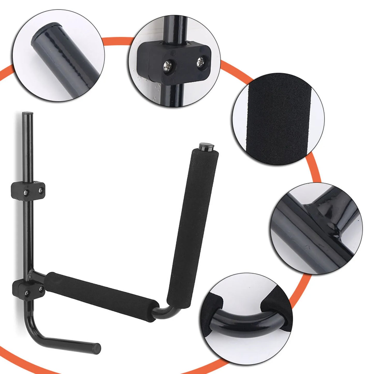 Kayak Rack Canoe Carrier Wall Bracket Paddle Storage Holder