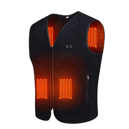 Winter USB Heated Vest 3-Speed Adjustable Temperature Jacket
