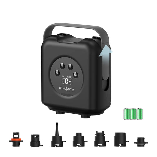 Paddle Board Pump Electric Portable Rechargeable SUP Pump 20PSI High Pressure Air Pump