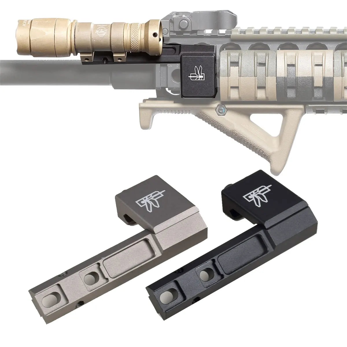 Night Hunting Light Offset Mount for Surefire M300 M600 M300V