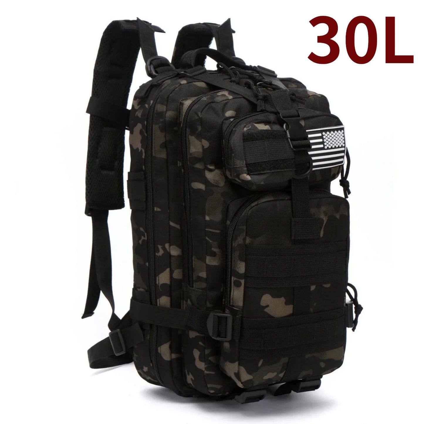 30L/50L 1000D Nylon Waterproof Trekking Fishing Backpack