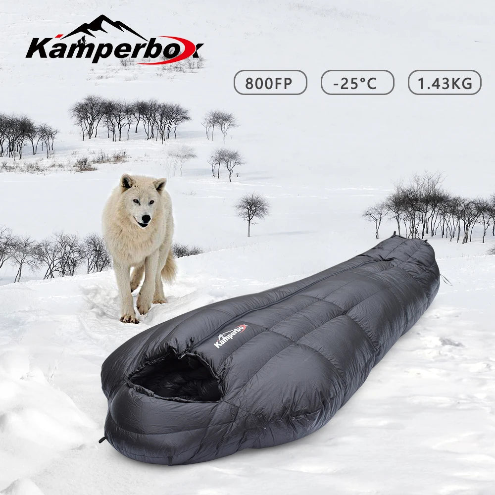 Kamperbox Winter Sleeping Bags Ultralight Camping Equipment