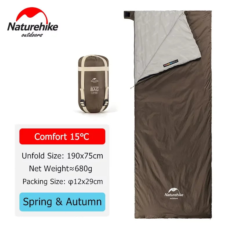 Naturehike Sleeping Bag Ultralight LW180 Waterproof Cotton