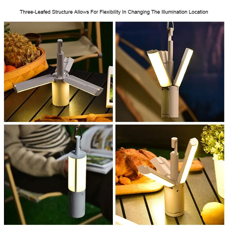 Outdoor Multifunctional Folding Camping Lamp Portable Lighting