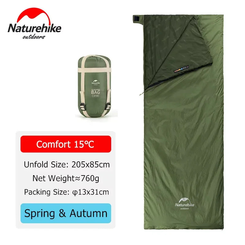 Naturehike Sleeping Bag Ultralight LW180 Waterproof Cotton