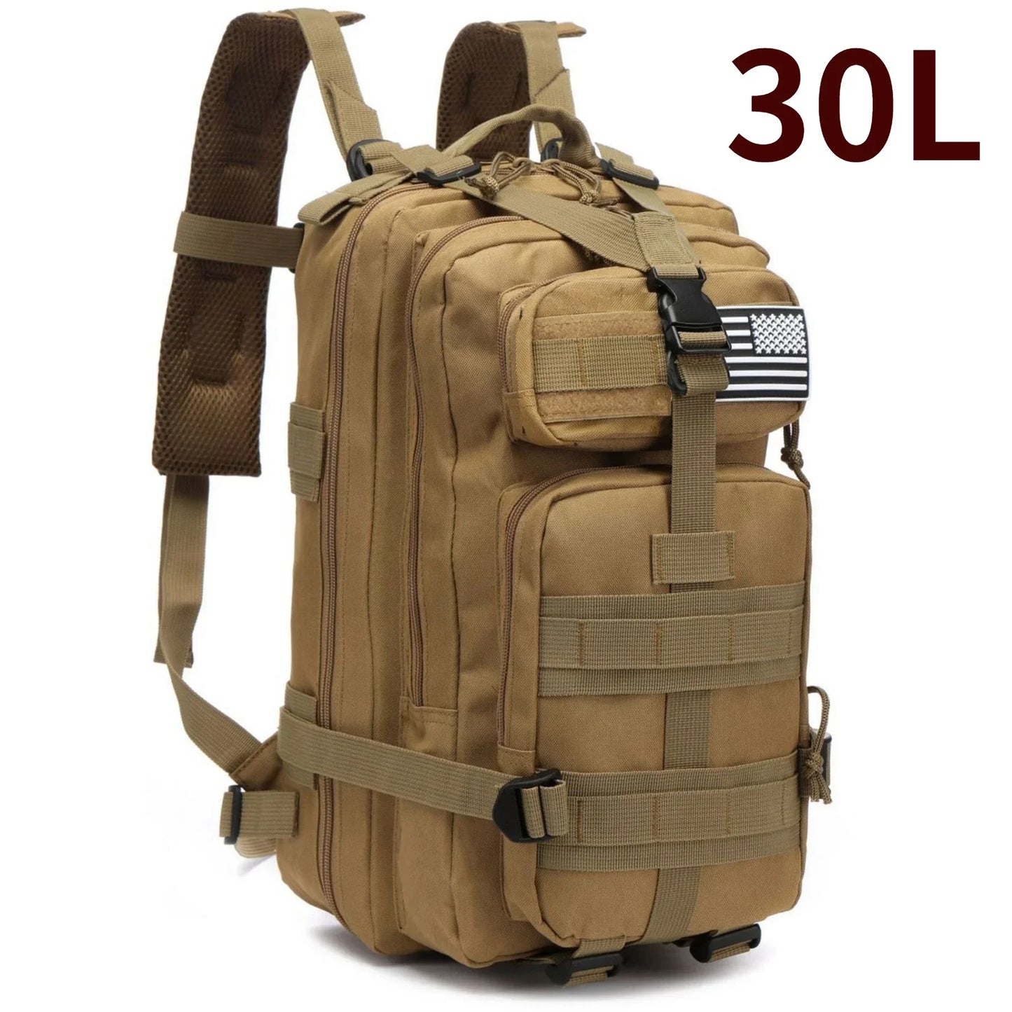 30L/50L 1000D Nylon Waterproof Trekking Fishing Backpack