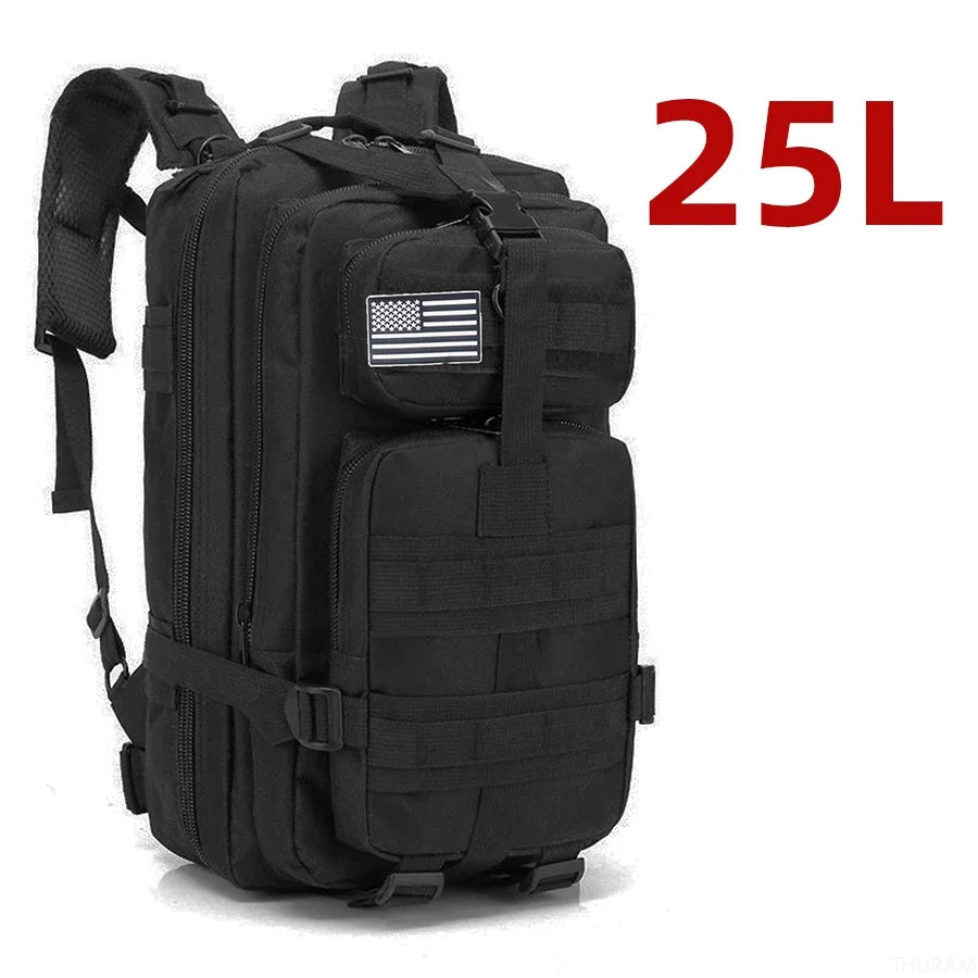 25L/50L Sturdy Nylon Waterproof Tactical Sports Bag Backpack