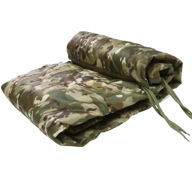 Military Army Camping Blanket Tactical Woobie Poncho Liner