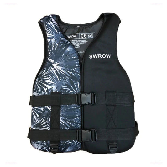 Neoprene Life Jacket Adult Survival Swimsuit Kayak Rafting