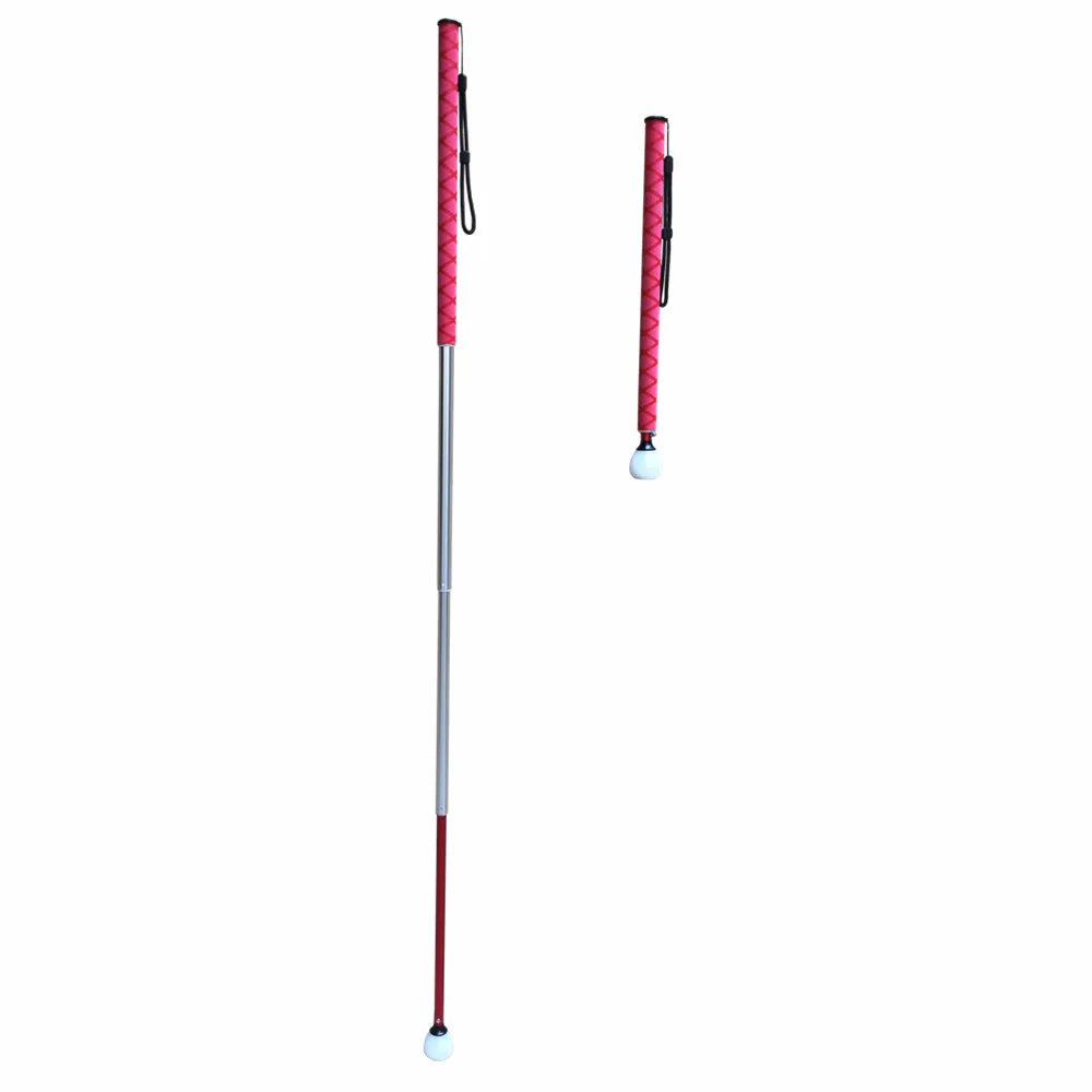 7 Sections Telescopic Aluminum Guide Cane 150cm for Blind