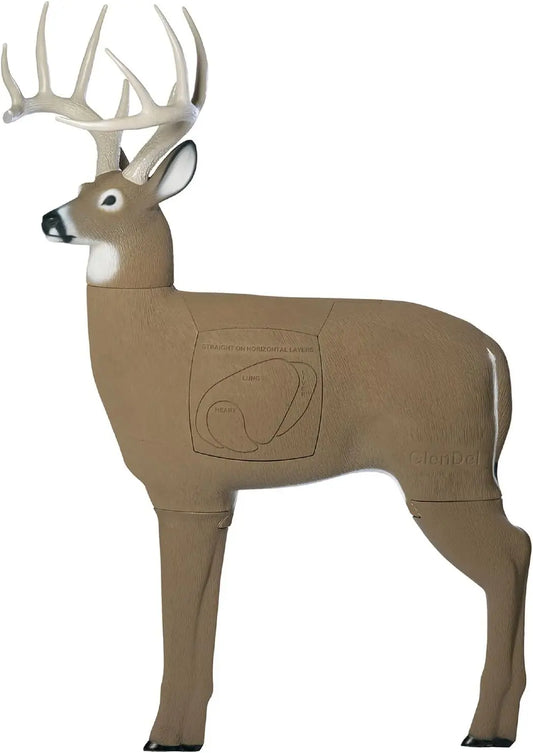 Crossbow Buck 3D Archery Target with Replaceable Core Design