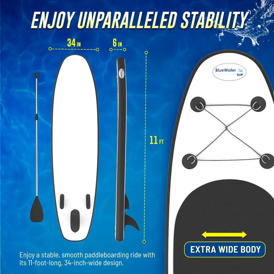 Portable Inflatable Stand Up Paddle Board Kit with Pump