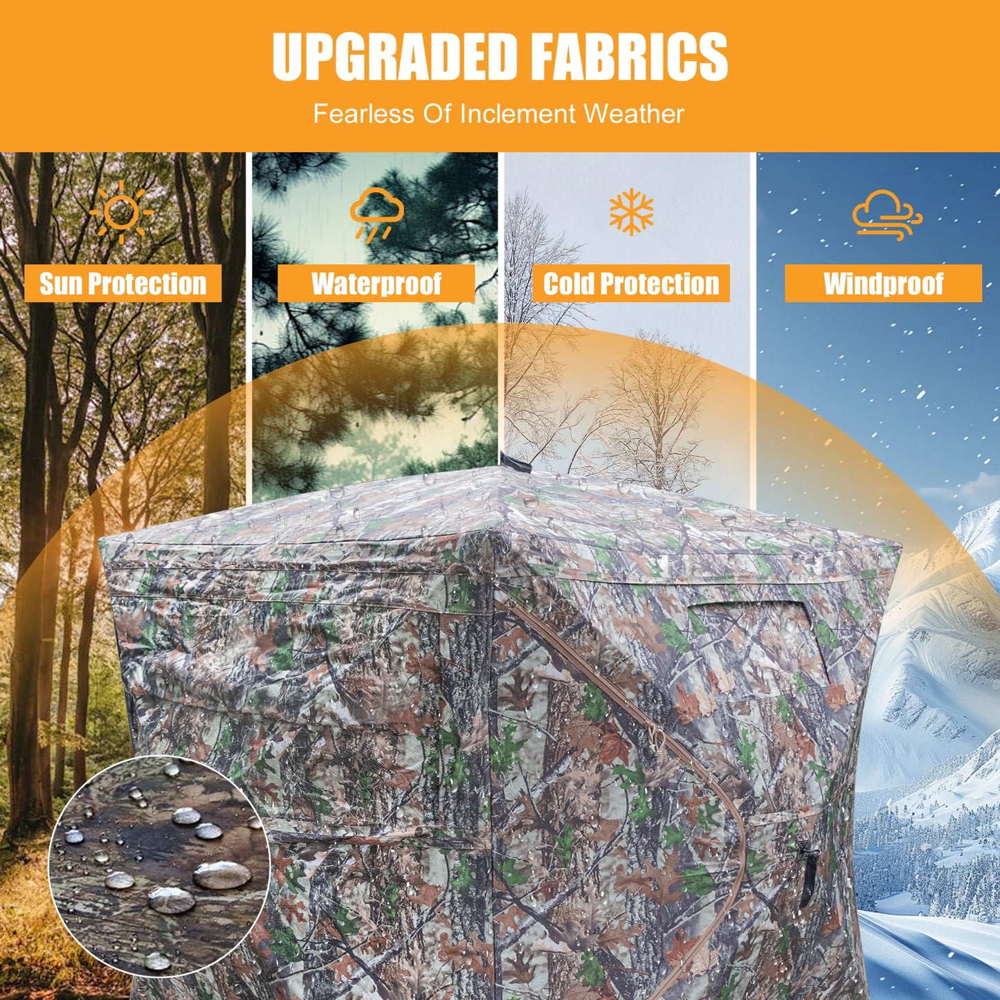 Hunting Blind See Through Ground Blind for Deer Hunting
