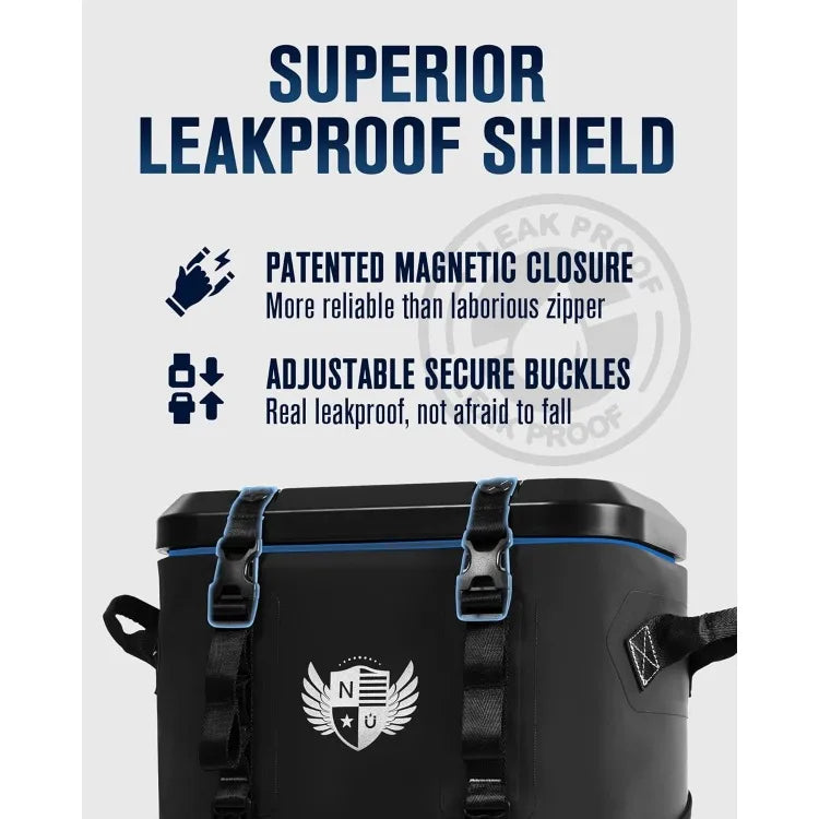 Magnetic Backpack Cooler 30 Can Insulated Soft Cooler Bag