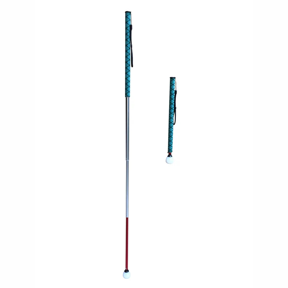 7 Sections Telescopic Aluminum Guide Cane 150cm for Blind