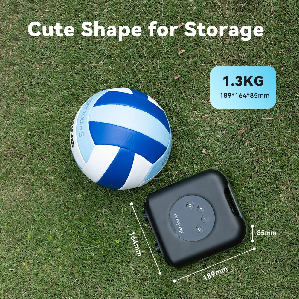 Paddle Board Pump Electric Portable Rechargeable SUP Pump 20PSI High Pressure Air Pump