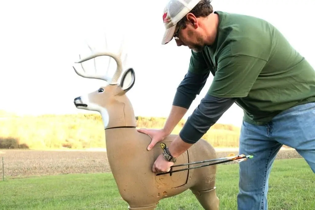 Crossbow Buck 3D Archery Target with Replaceable Core Design