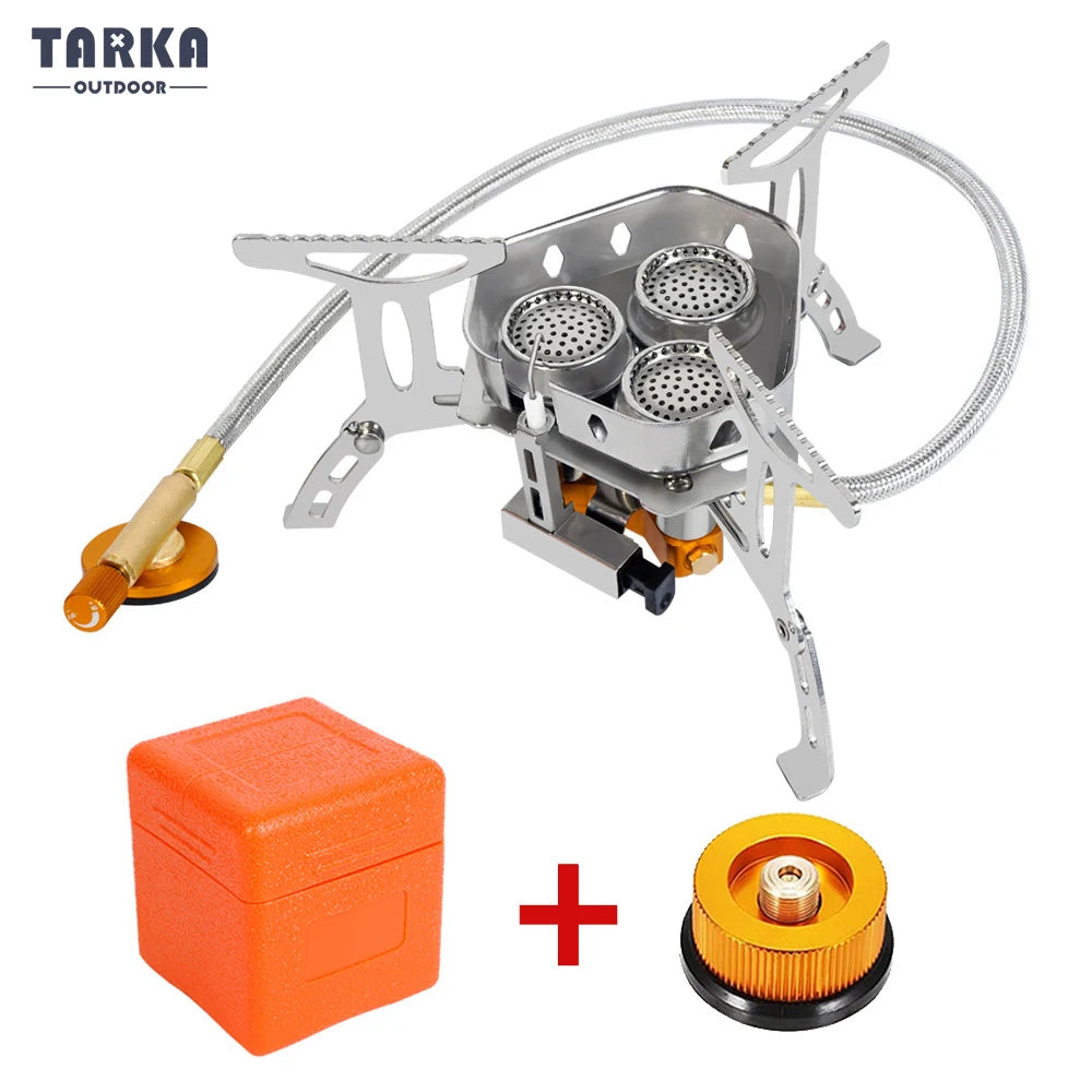 TARKA 3 Heads Gas Stove 5800W Camping Burners Outdoor BBQ