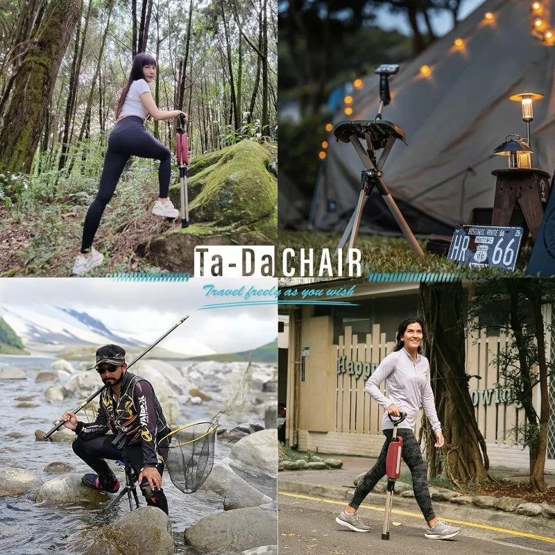 Portable Trekking Hiking Pole Ta-Da Chair Series 2 PRO