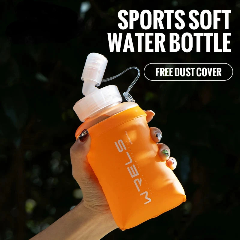 350ml 500ml Water Bottle BPA-Free Foldable Soft Flask
