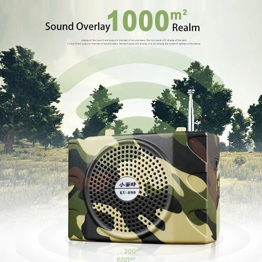 Multi-Function 48W Hunting Bait Calling Speaker Kit Loudspeaker