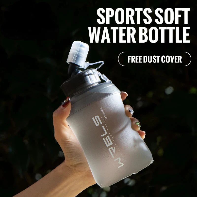 350ml 500ml Water Bottle BPA-Free Foldable Soft Flask