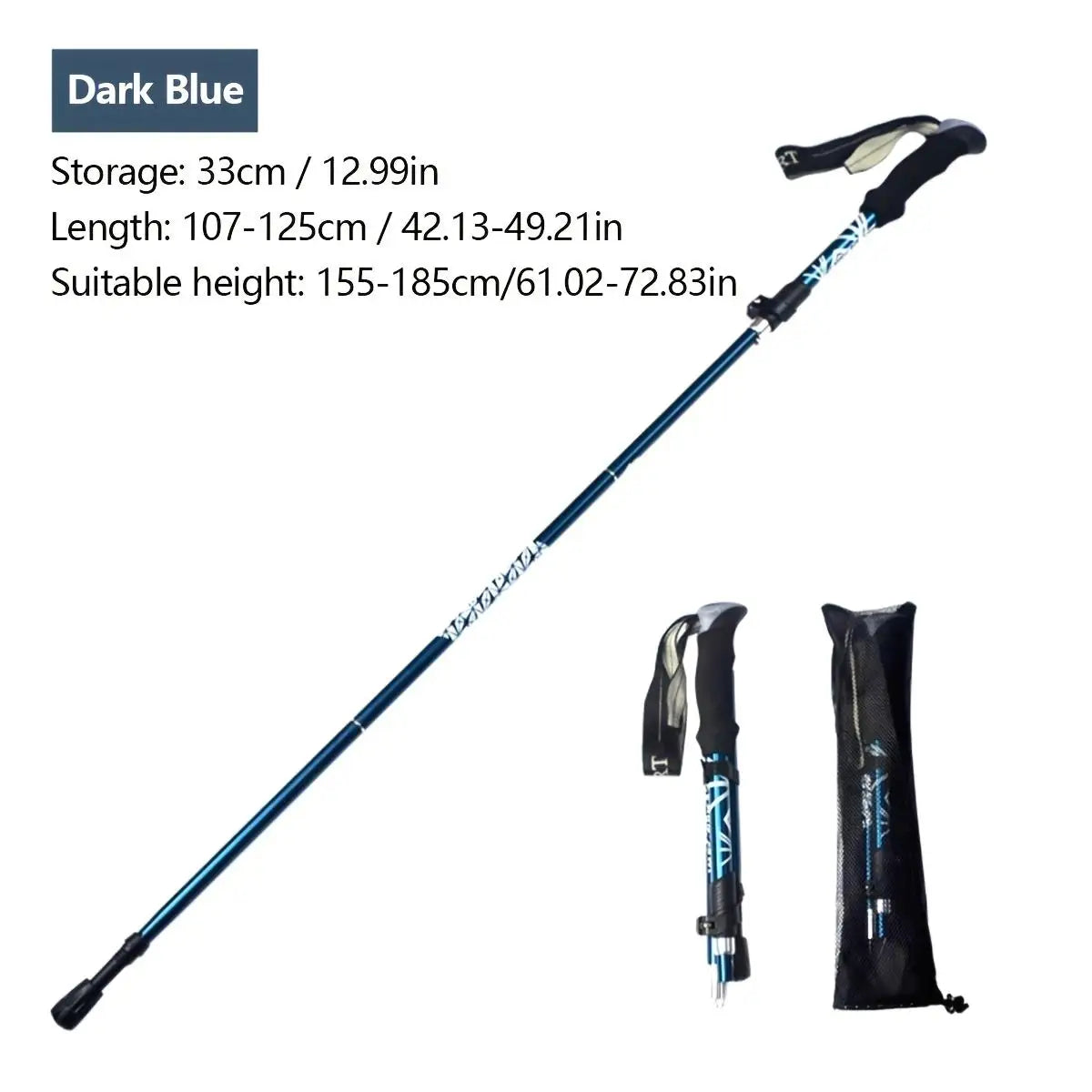 Collapsible Lightweight Trekking Poles for Hiking Sticks
